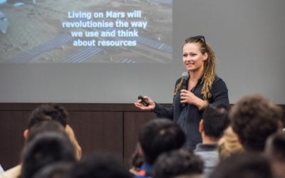 Mars One hopeful speaks at Aerospace